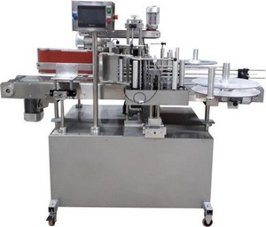 Máquina de rotular garrafas